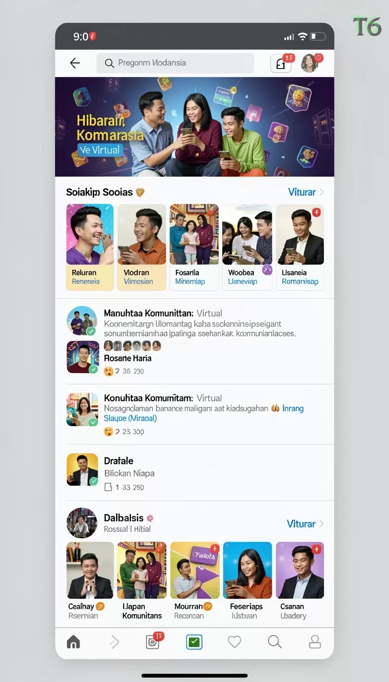 Cuplikan layar BIWIN — halaman utama