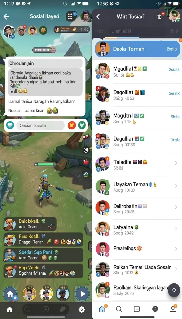 Cuplikan layar VESPA69 — pengaturan akun